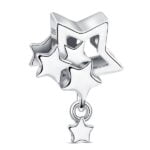 Charms do bransoletki Srebro 925 Gwiazdki