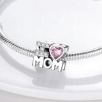 Charms do bransoletki Srebro 925 I Love Mom