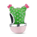 Charms do bransoletki Srebro 925 Kaktus