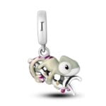 Charms do bransoletki Srebro 925 Kameleon zmieniający kolor