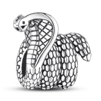 Charms do bransoletki Srebro 925 Wąż Kobra