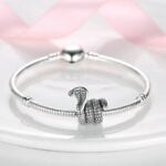 Charms do bransoletki Srebro 925 Wąż Kobra