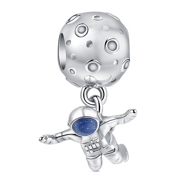 Charms do bransoletki Srebro 925 Astronauta Charms do bransoletki Srebro 925 Astronauta