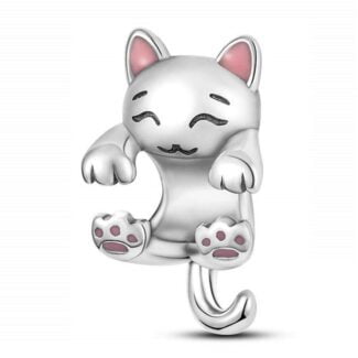 Charms do bransoletki Srebro 925 Kotek