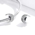 Charms do bransoletki Srebro 925 Księżyc