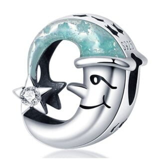 Charms do bransoletki Srebro 925 Księżyc
