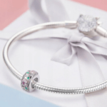 Charms do bransoletki Srebro 925 Kwiaty
