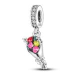 Charms do bransoletki Srebro 925 Bukiet Róż Charms do bransoletki Srebro 925 Bukiet Róż