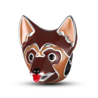 Charms do bransoletki Srebro 925 Lis