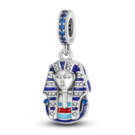 Charms do bransoletki Srebro 925 Maska Faraona Charms do bransoletki Srebro 925 Maska Faraona