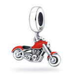 Charms do bransoletki Srebro 925 Motor Chopper