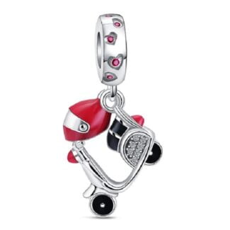 Charms do bransoletki Srebro 925 Skuter