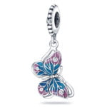 Charms do bransoletki Srebro 925 Motyl
