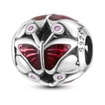 Charms do bransoletki Srebro 925 Motyl