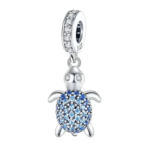 Charms do bransoletki Srebro 925 Żółw Morski