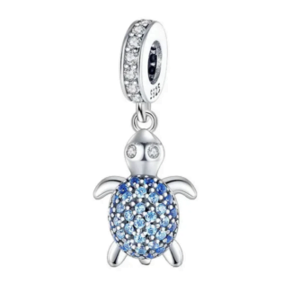 Charms do bransoletki Srebro 925 Żółw Morski