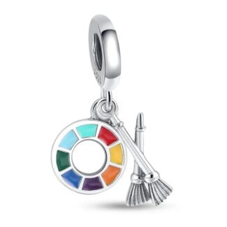 Charms do bransoletki Srebro 925 Paleta Farb i Pędzle