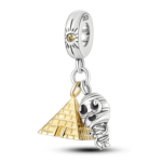 Charms do bransoletki Srebro 925 Piramida i Mumia