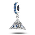 Charms do bransoletki Srebro 925 Piramida i Oko Horusa