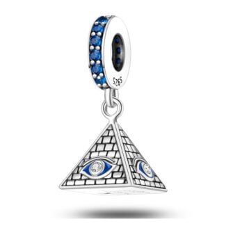 Charms do bransoletki Srebro 925 Piramida i Oko Horusa
