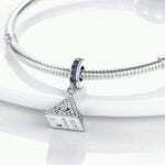 Charms do bransoletki Srebro 925 Piramida i Oko Horusa