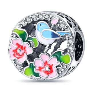 Charms do bransoletki Srebro 925 Ptak