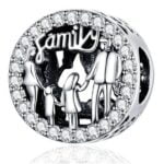 Charms do bransoletki Srebro 925 Rodzina