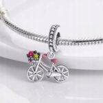 Charms do bransoletki Srebro 925 Rower