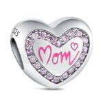 Charms do bransoletki Srebro 925 Serce Mama