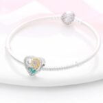 Charms do bransoletki Srebro 925 Słonecznik Charms do bransoletki Srebro 925 Słonecznik