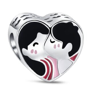 Charms do bransoletki Srebro 925 Zakochana Para