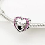 Charms do bransoletki Srebro 925 Sister Siostra