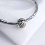 Charms do bransoletki Srebro 925 Sowa