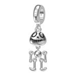 Charms do bransoletki Srebro 925 Wesoły Szkielet