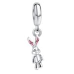Charms do bransoletki Srebro 925 Zając Charms do bransoletki Srebro 925 Zając