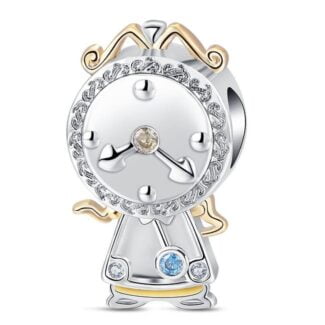 Charms do bransoletki Srebro 925 Zegar z Baśni