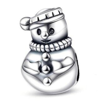 Charms do bransoletki Srebro 925 Zimowy Bałwan