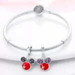 Charms do bransoletki Srebro 925 Disney Myszka Minnie