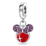 Charms do bransoletki Srebro 925 Disney Myszka Minnie