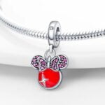 Charms do bransoletki Srebro 925 Disney Myszka Minnie