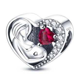 Charms do bransoletki Srebro 925 Kobieta w ciąży