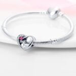 Charms do bransoletki Srebro 925 Kobieta w ciąży