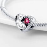 Charms do bransoletki Srebro 925 Kobieta w ciąży