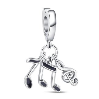 Charms do bransoletki Srebro 925 Nuty Klucz Wiolinowy