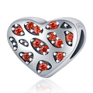 Charms do bransoletki Srebro 925 Serce