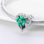 Charms do bransoletki Srebro 925 Koniczynka