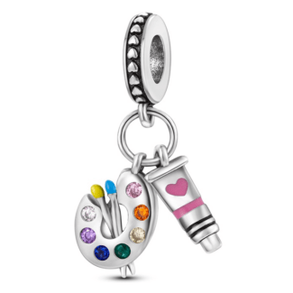 Charms do bransoletki Srebro 925 Paleta Farb