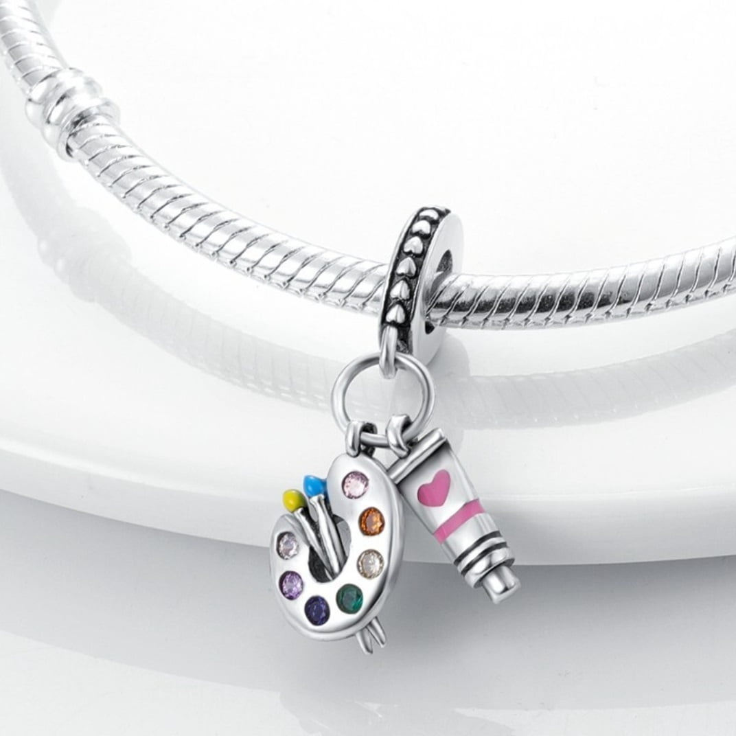 Charms do bransoletki Srebro 925 Paleta Farb Charms do bransoletki Srebro 925 Paleta Farb