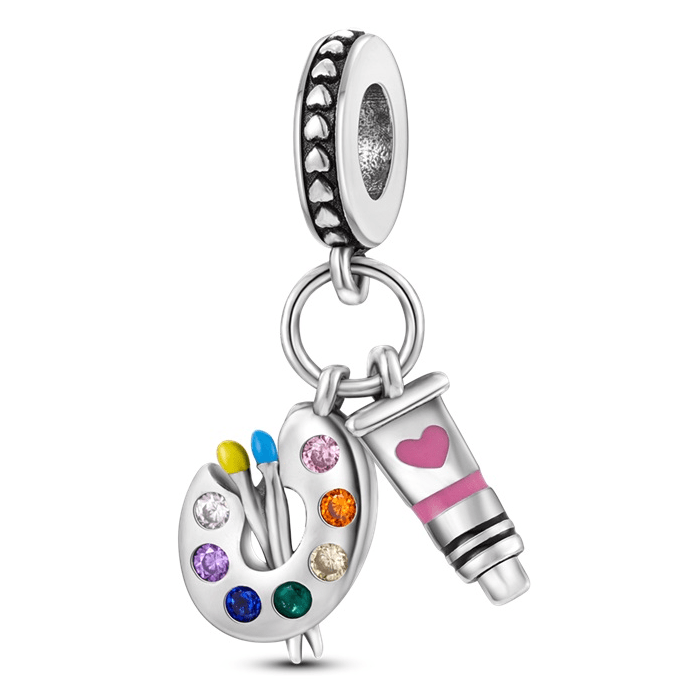 Charms do bransoletki Srebro 925 Paleta Farb Charms do bransoletki Srebro 925 Paleta Farb