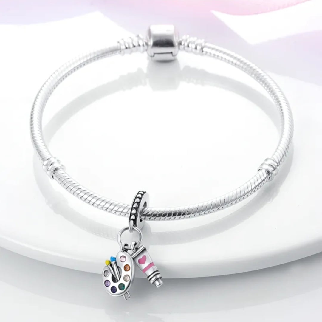 Charms do bransoletki Srebro 925 Paleta Farb Charms do bransoletki Srebro 925 Paleta Farb